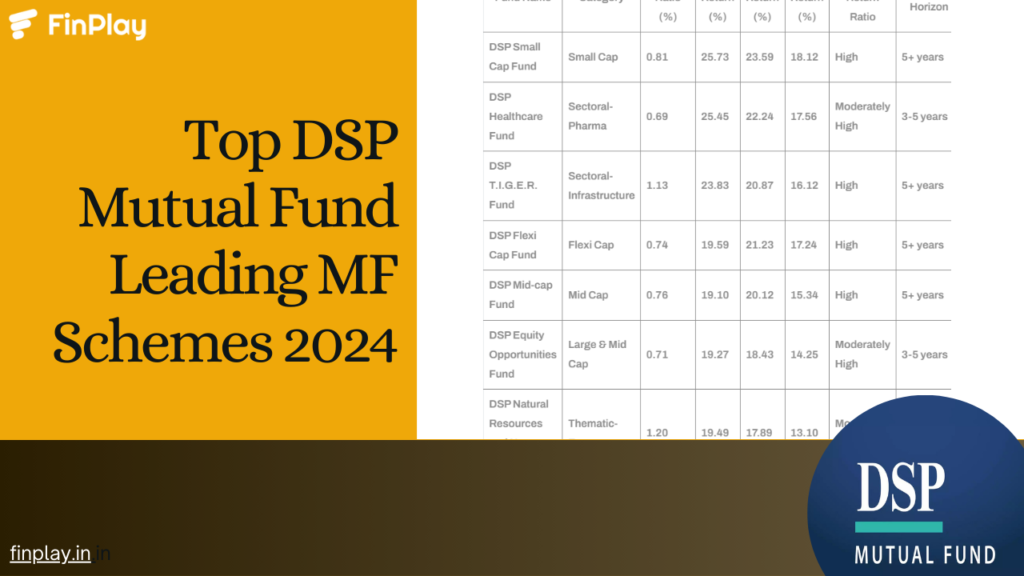Top DSP Mutual Fund Leading MF Schemes 2024